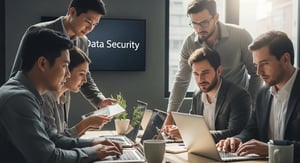 business data security teamwork