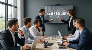 cyber security teamwork office