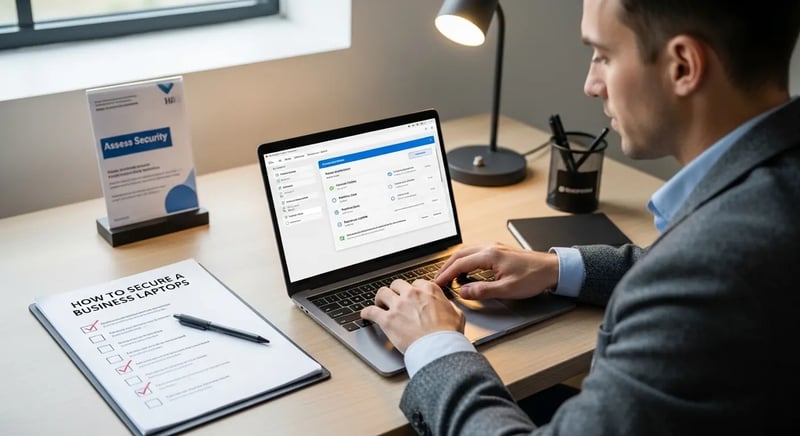 secure business laptops how-to
