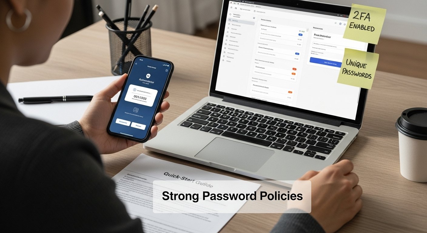 password policy 2FA implementation