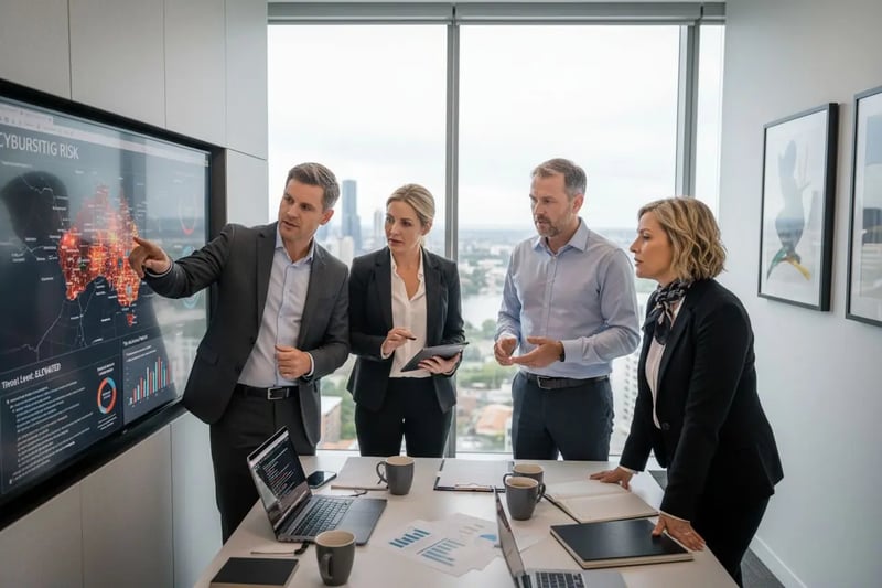 Brisbane cybersecurity team