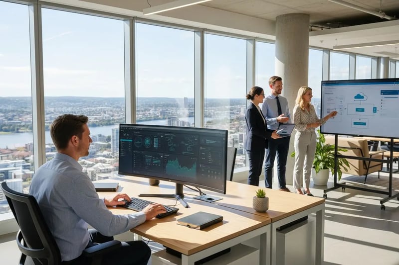 modern Brisbane office