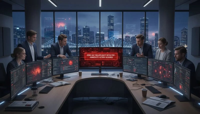 business cybersecurity team