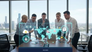 cybersecurity business team