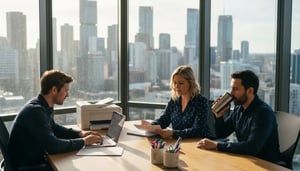 Brisbane SME owners discussing cloud solutions