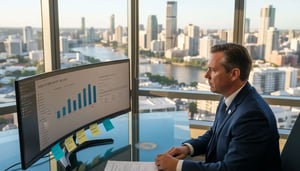 IT manager reviewing cloud security alerts