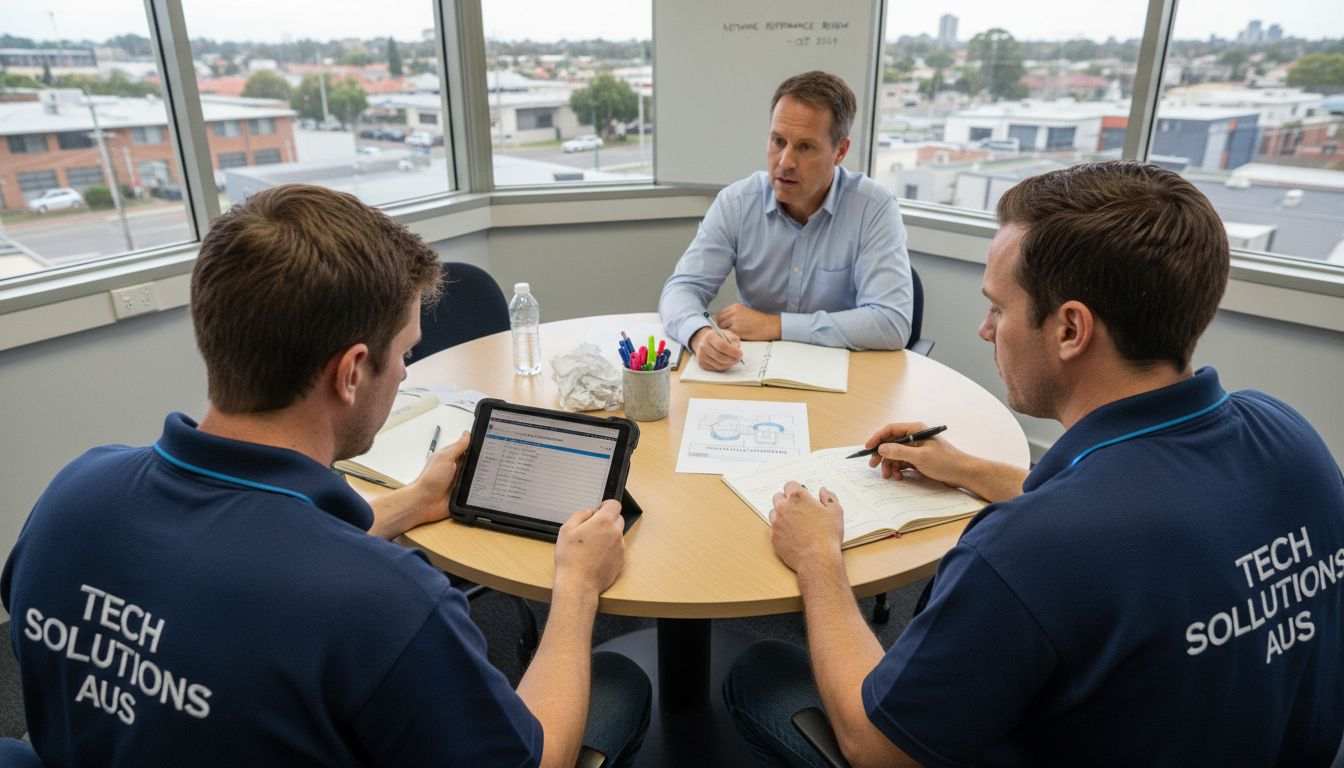 Meeting with local IT service providers