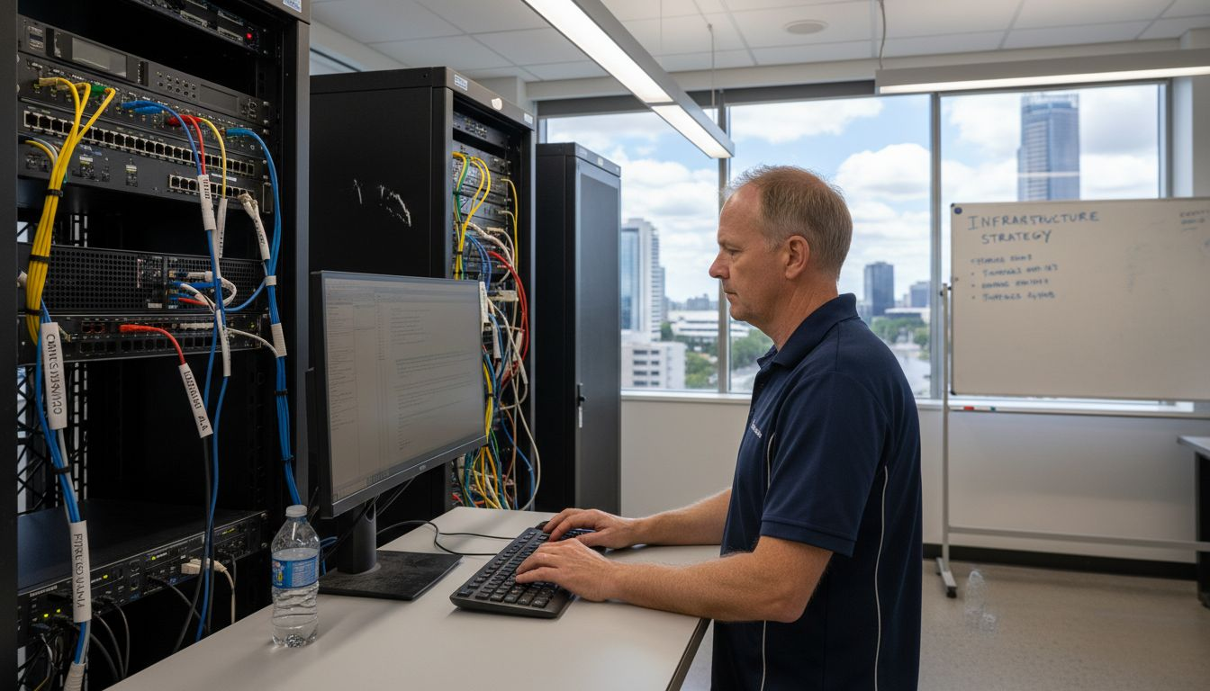 Technical specialist managing office infrastructure