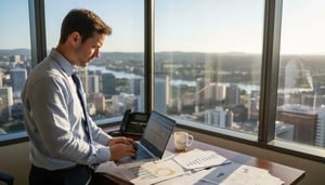 IT manager in Brisbane financial office