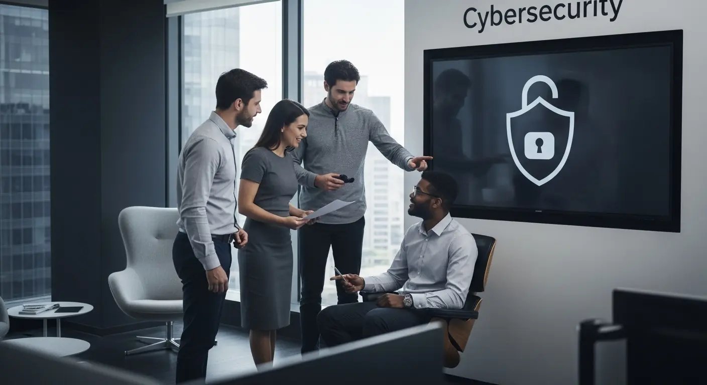 cybersecurity business team