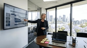 Brisbane SMB owner reviews IT roadmap timeline
