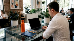 Cybersecurity analyst working on vulnerability assessment