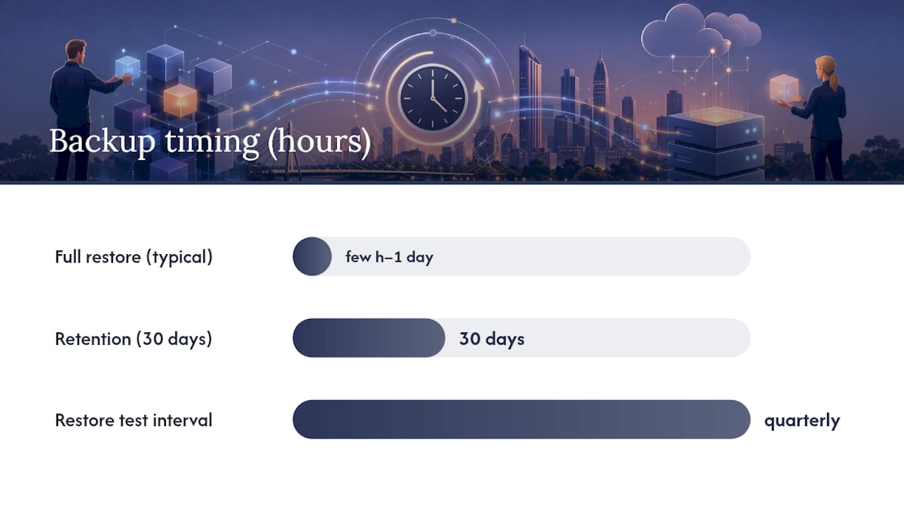 Are your backups actually working? — overview diagram