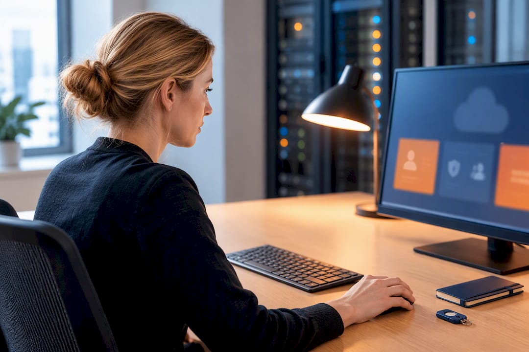 Cloud access audit in managed workspace