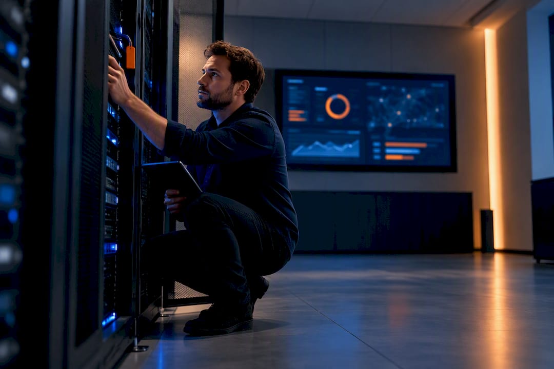 Secure business infrastructure monitoring environment