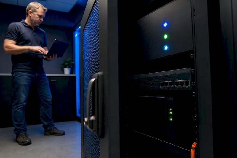 Small business network security equipment
