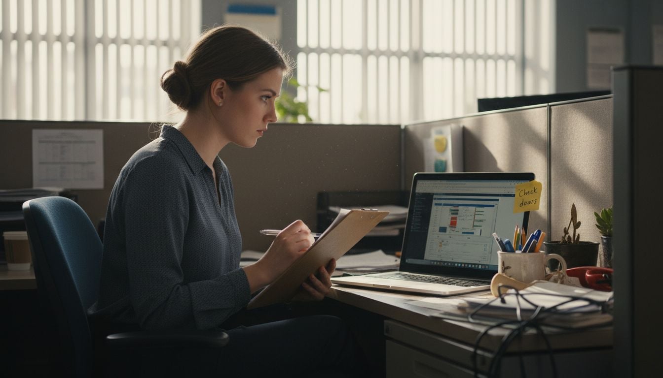 Office manager inventorying security controls