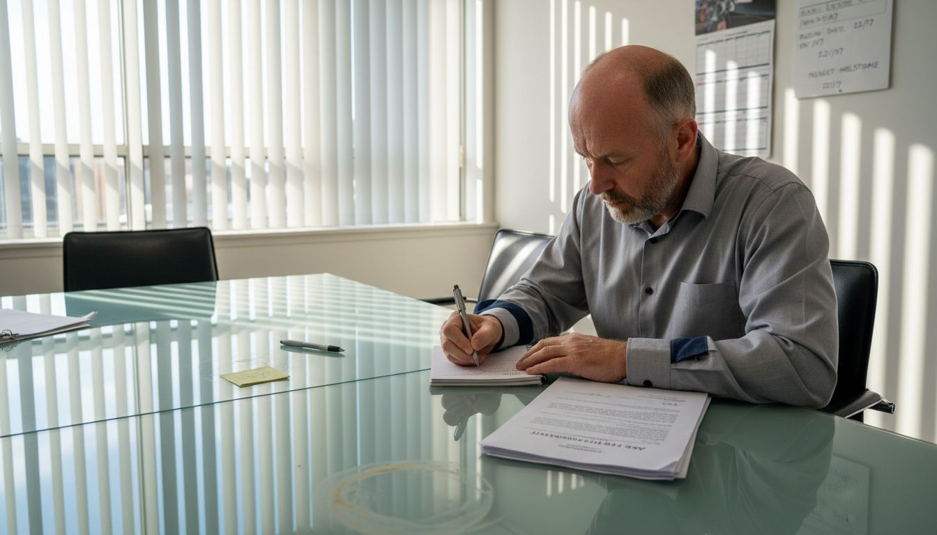 IT specialist documenting asset lifecycle details