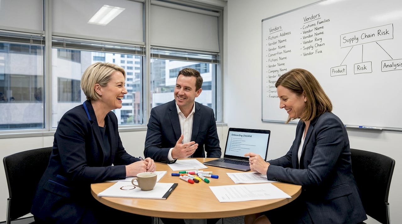 Finance team discusses vendor cybersecurity risk