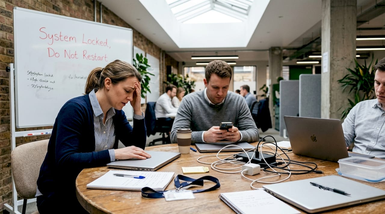 Staff unable to work after ransomware attack