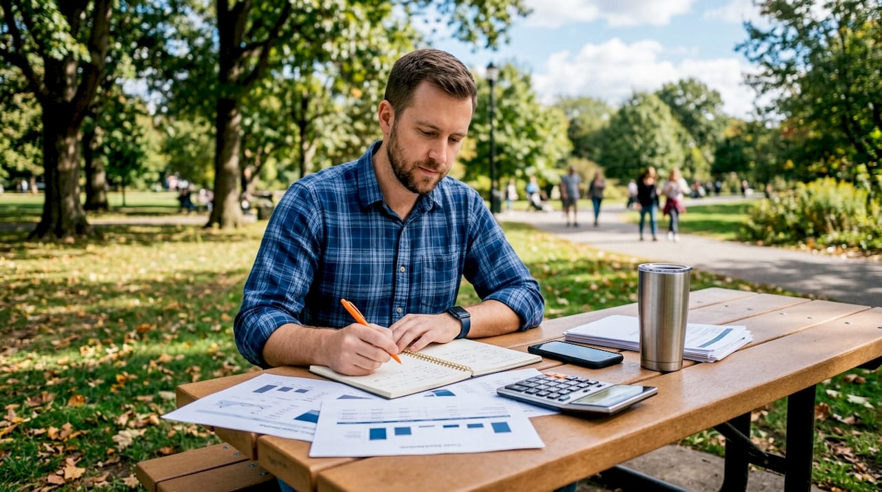 Hands over cybersecurity budgeting tools and notes